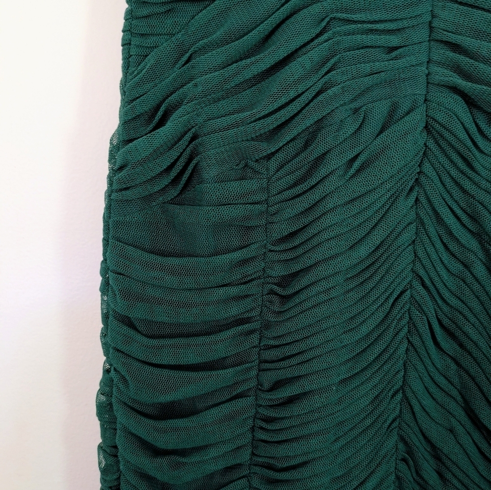 Tory Burch Emerald Green "Ethel" Dress Size 2 Cocktail Evening Wedding Guest - Picture 5 of 8